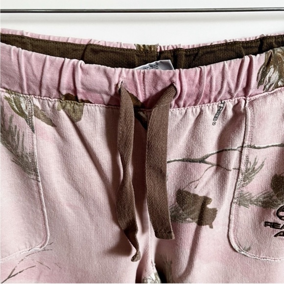 Realtree Sleep Pant pink camo micro fleece elastic waistband drawstrings - Picture 5 of 8